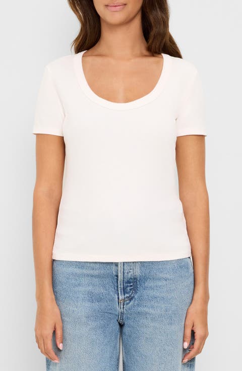Calla Scoop Neck T-Shirt