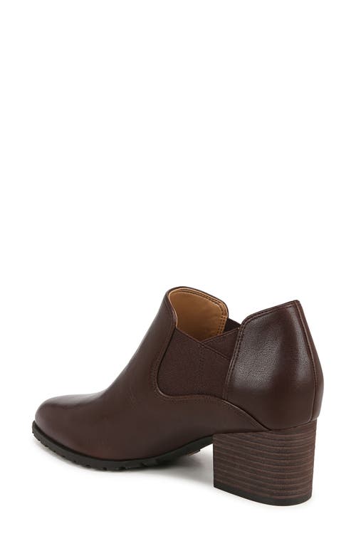 Vionic Belmont Ankle Bootie In Dark Brown