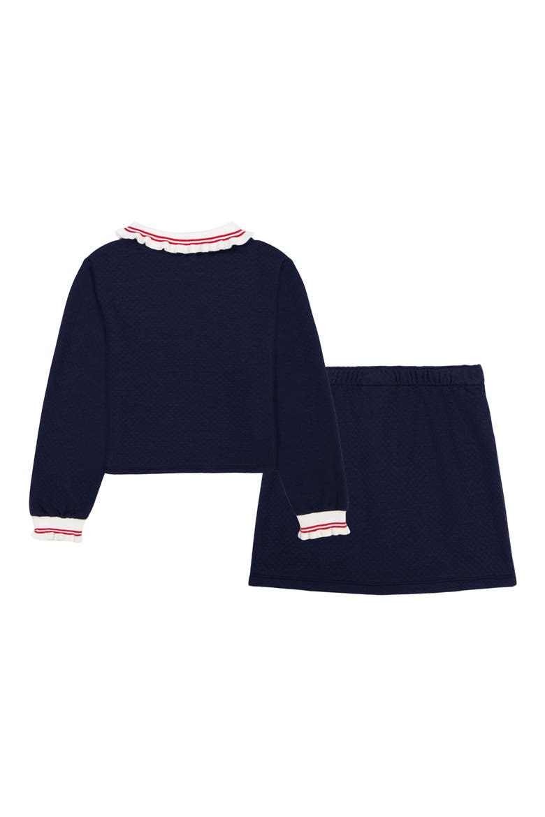 Kids' Polo Long Sleeve Top and Skirt Set, Alternate, color, PREPACK ASSORTED