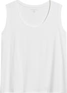 Eileen Fisher Scoop Neck Organic Cotton Tank