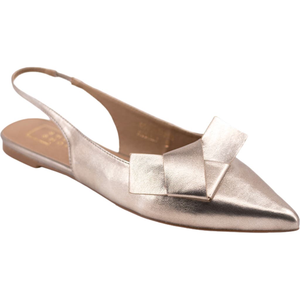Shushop Audrey Pointed Toe Slingback Flat