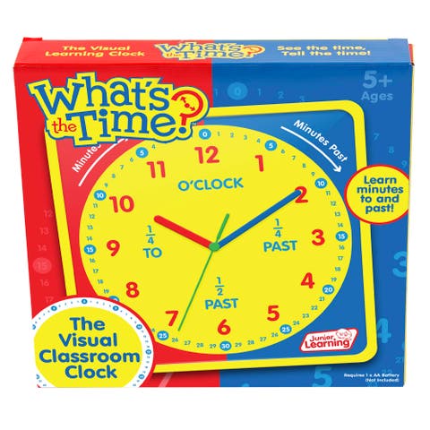 What's The Time Classroom Clock Educational Toy