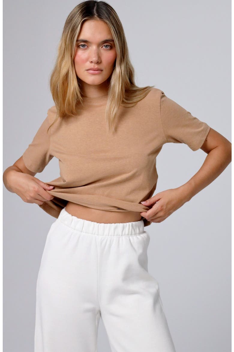 Hemp Essentials Short Sleeve Tee, Alternate, color, fawn