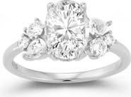 GLAZE JEWELRY Moissanite Round Ring