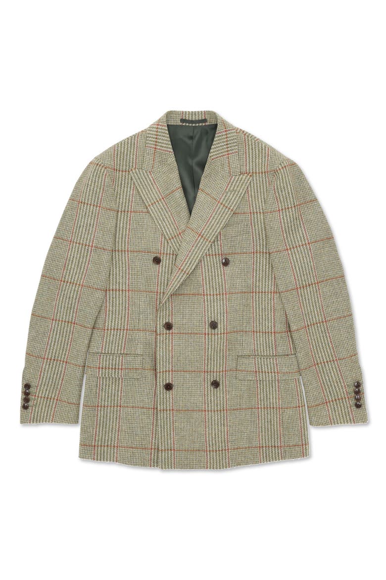 Shetland Double-Breasted Jacket, Main, color, Multicolor