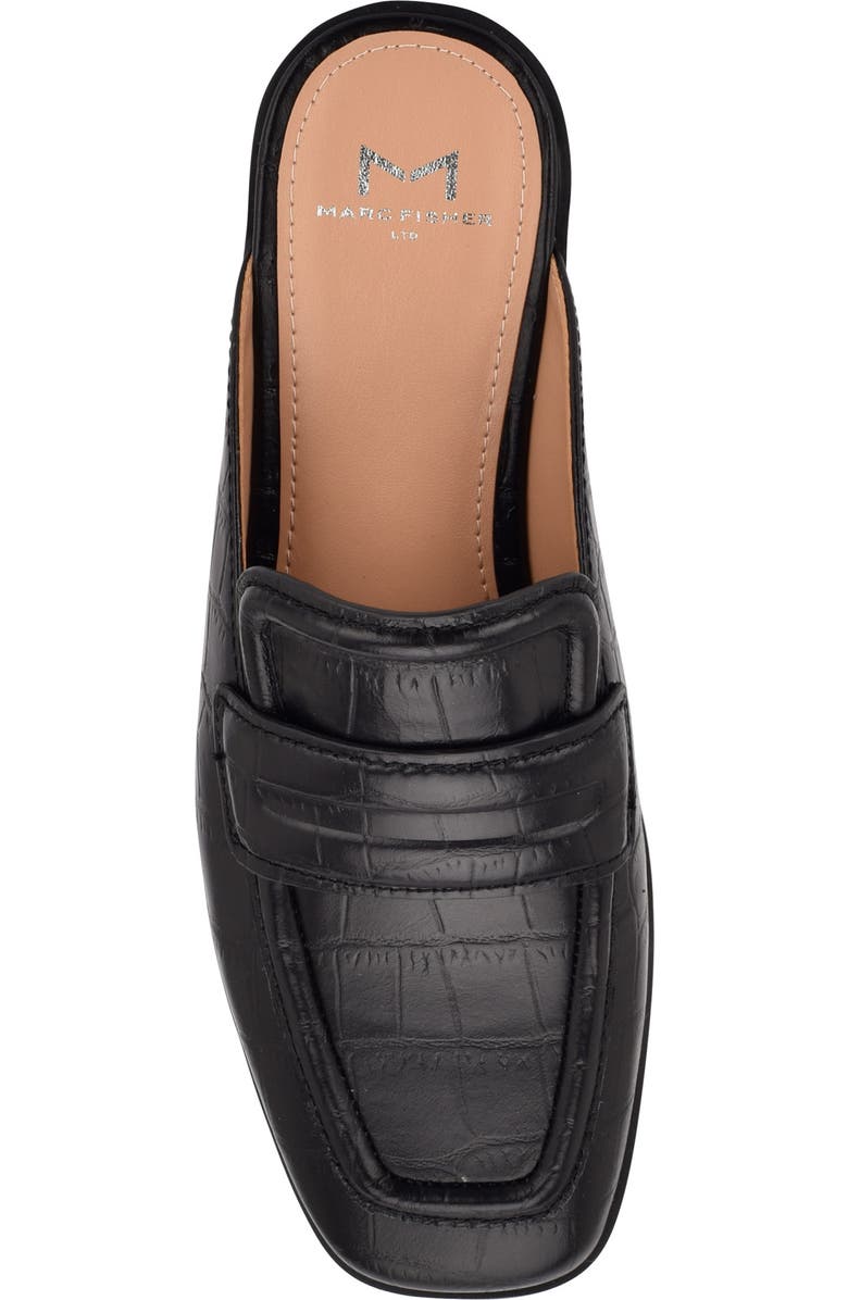 Marc Fisher LTD Flyta Croc Embossed Mule, Alternate, color,