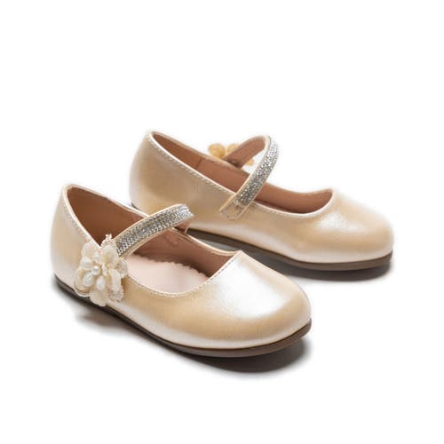 Tulleen Primrose Rhinestone Flats In Copper