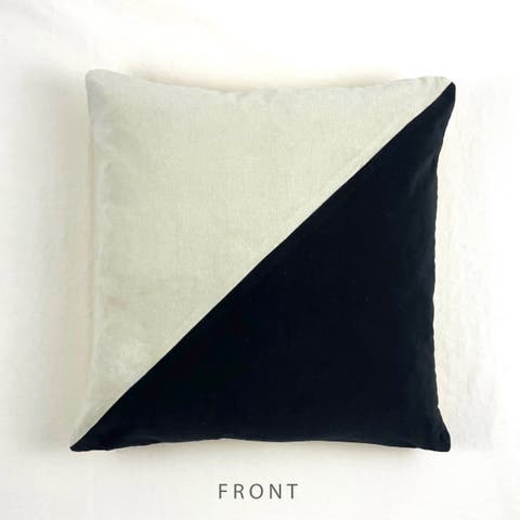 Half & Half Colorblock - Pillow Cover