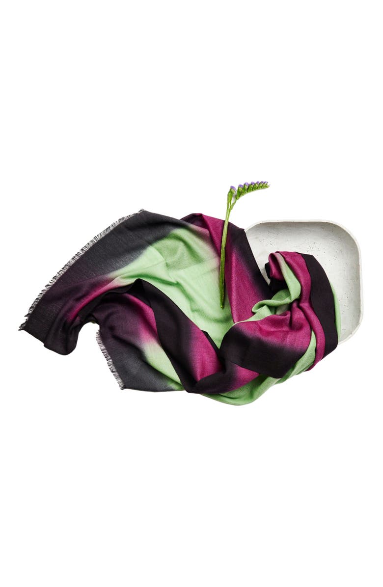 Studio Variously Iris Cashmere Merino Handloom Scarf, Alternate, color,