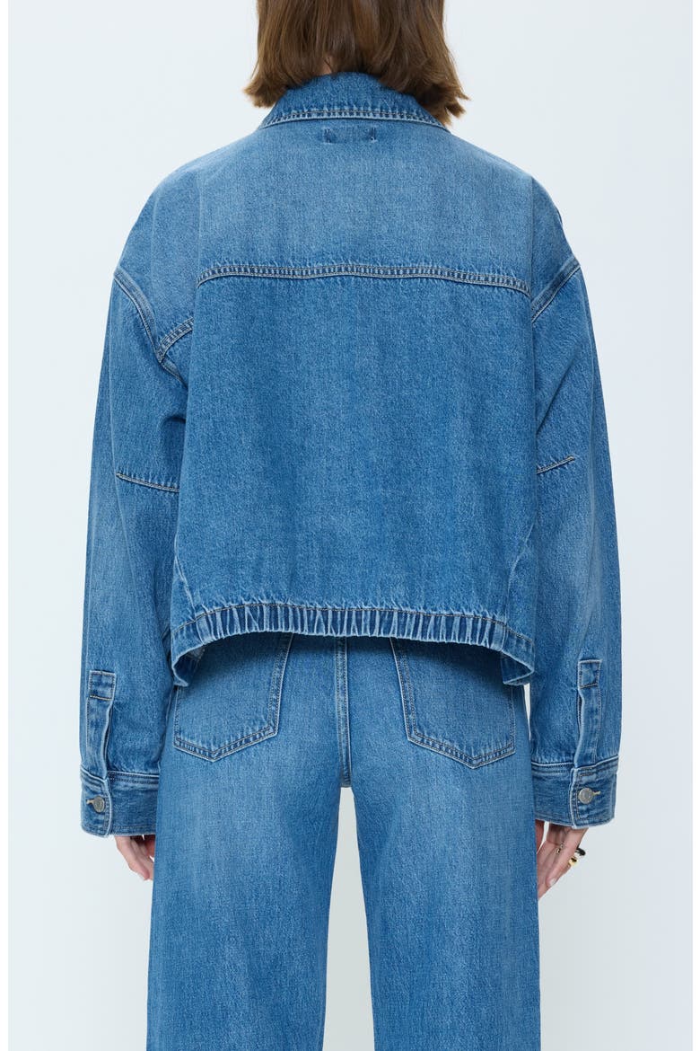 Bibi Denim Trucker Jacket, Alternate, color, HEARTFELT