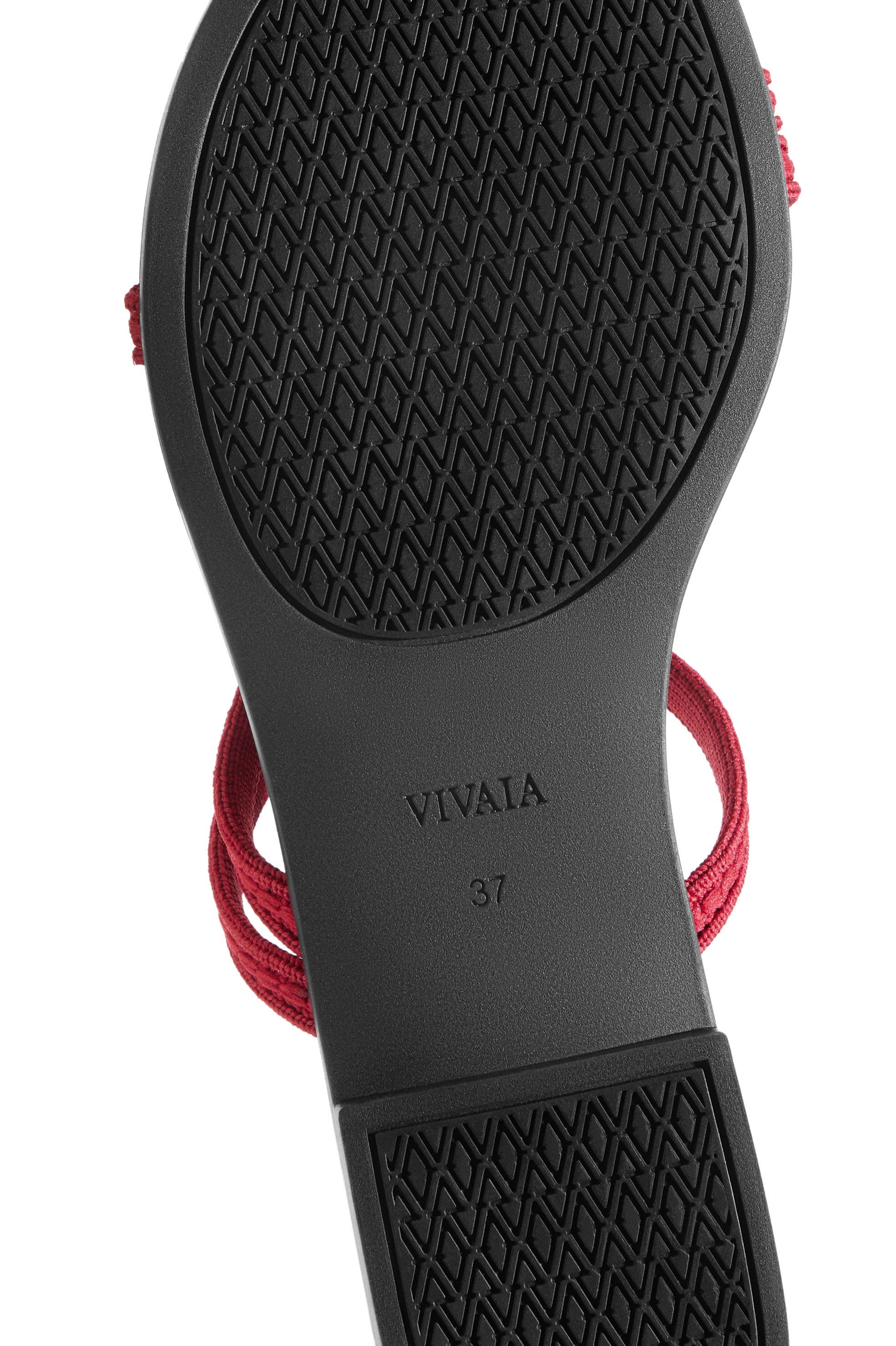 Round-Toe Flip-Flops, Alternate, color, RUBY RED