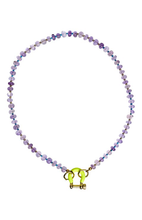 Benny Gender Inclusive Amethyst Necklace