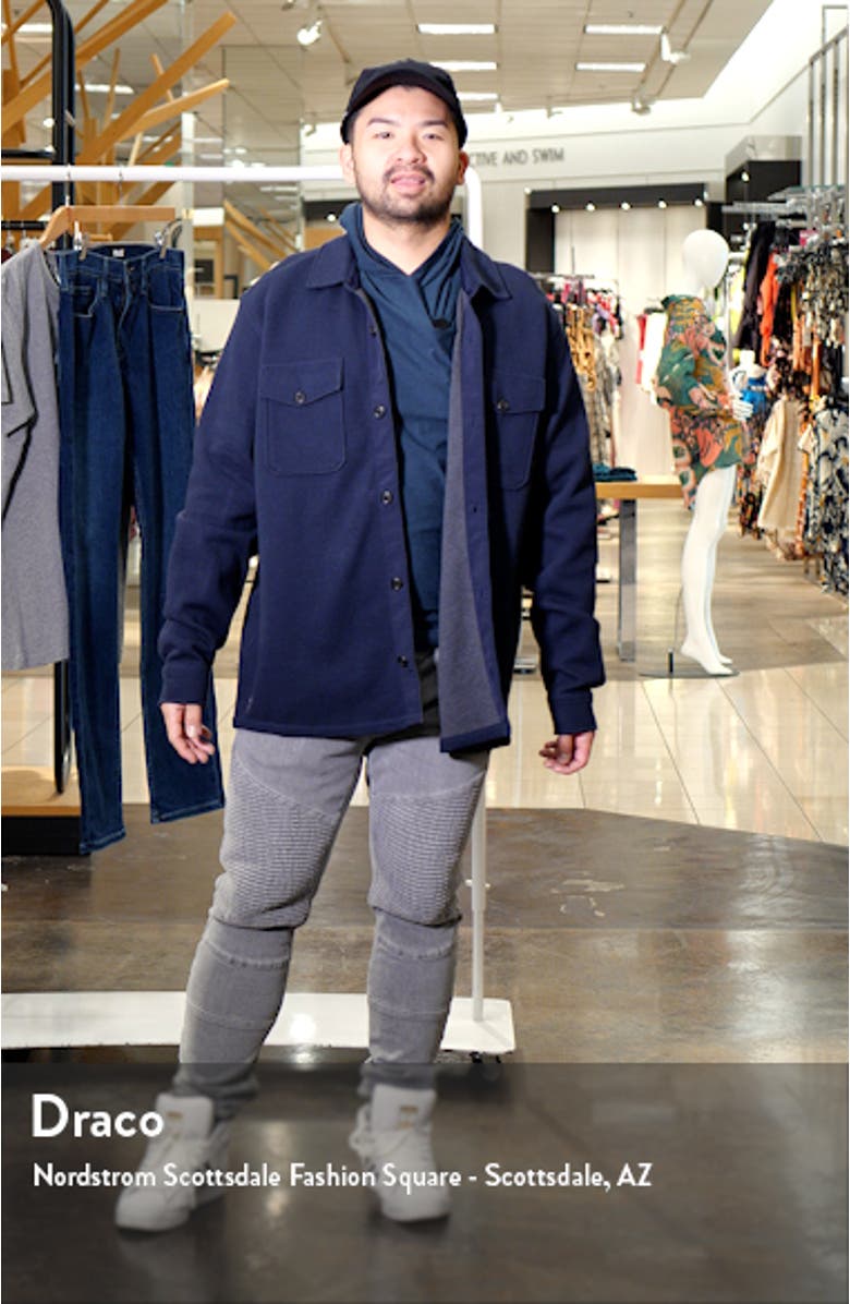 Jacquard Double Knit Shirt Jacket, sales video thumbnail