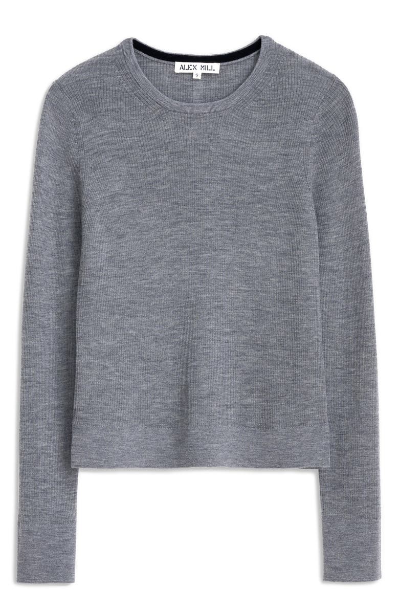 Alex Mill Ava Fine Gauge Merino Wool Sweater, Alternate, color, 