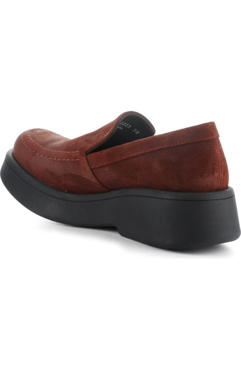 Fly London Maru Platform Loafer, Alternate, color, 005 Oxblood Oil Suede