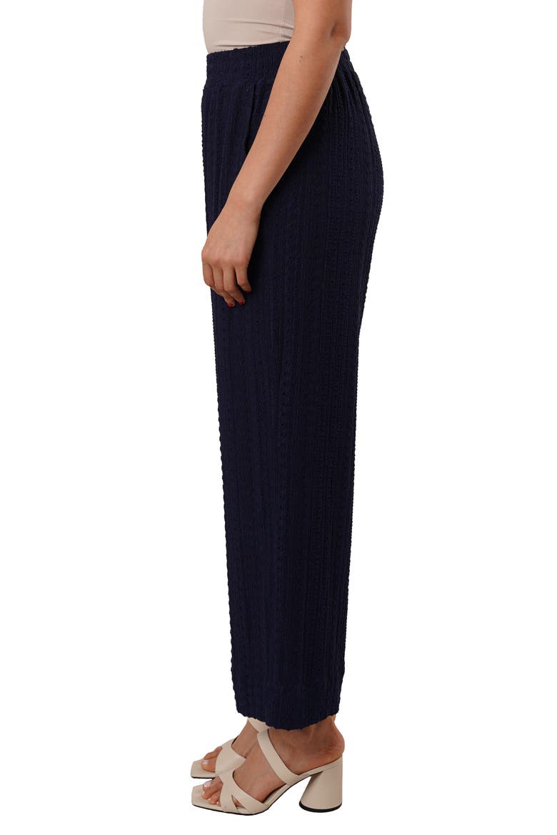 Eyelet Pants, Alternate, color, NAVY