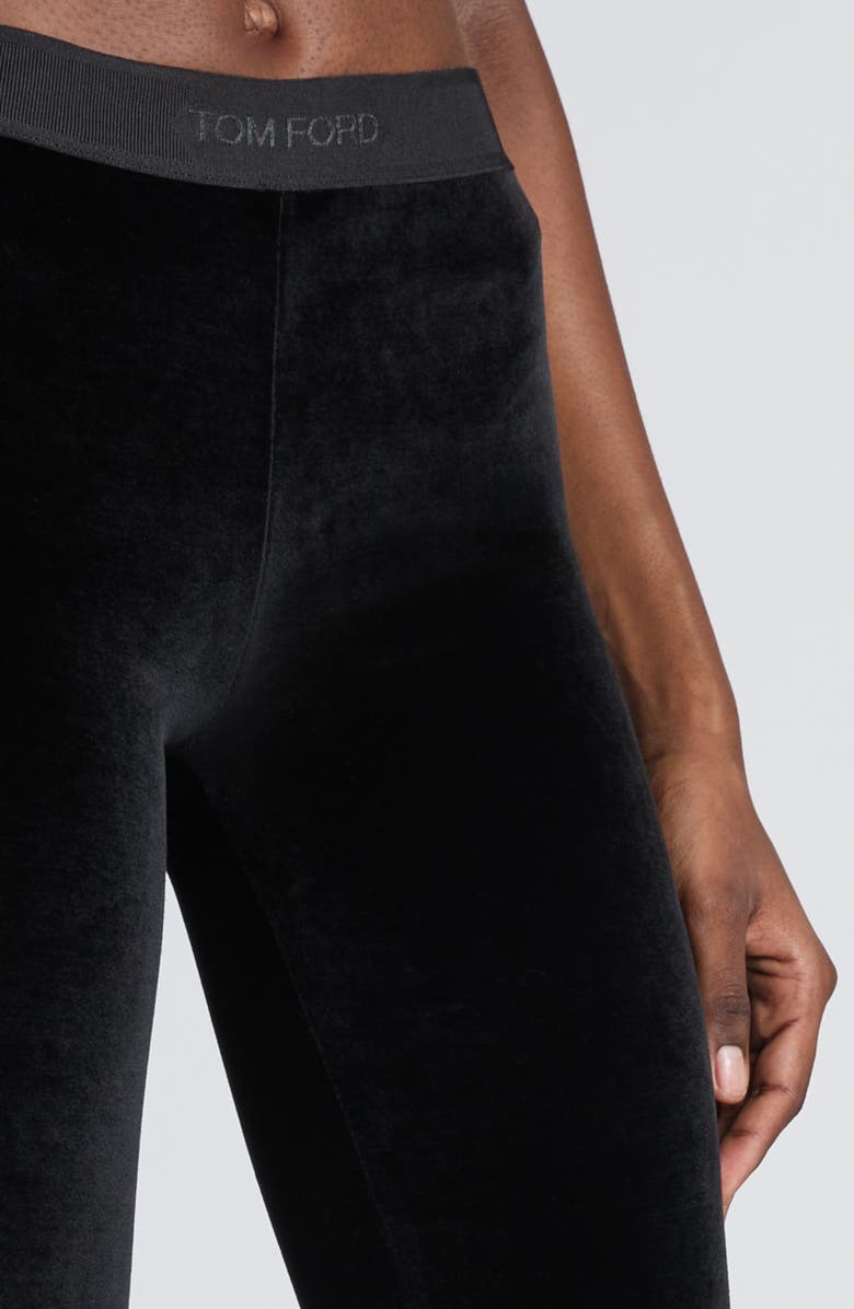 TOM FORD Signature Stretch Leggings, Alternate, color, Black
