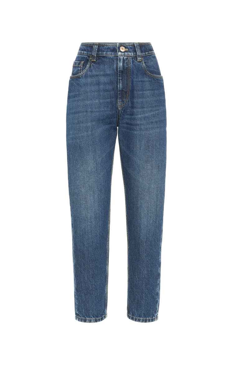 Denim Baggy trousers, Main, color, Dark Denim