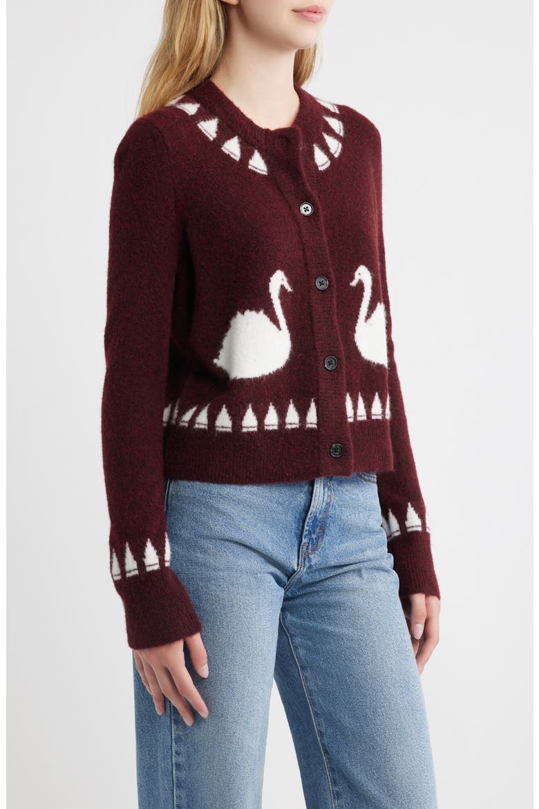 Millie Cardigan, Alternate, color, SWANS