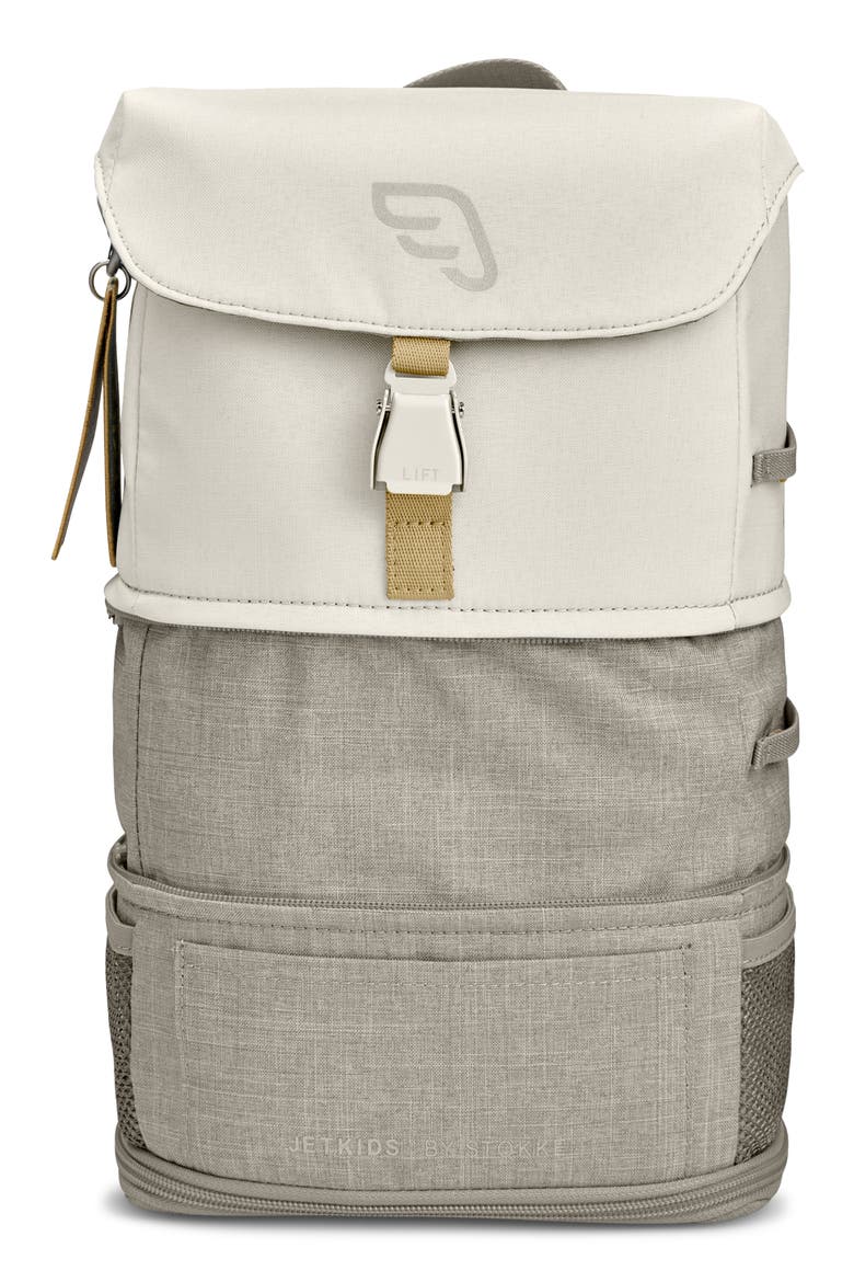 JetKids by Stokke Crew Expandable Backpack, Alternate, color, WHITE