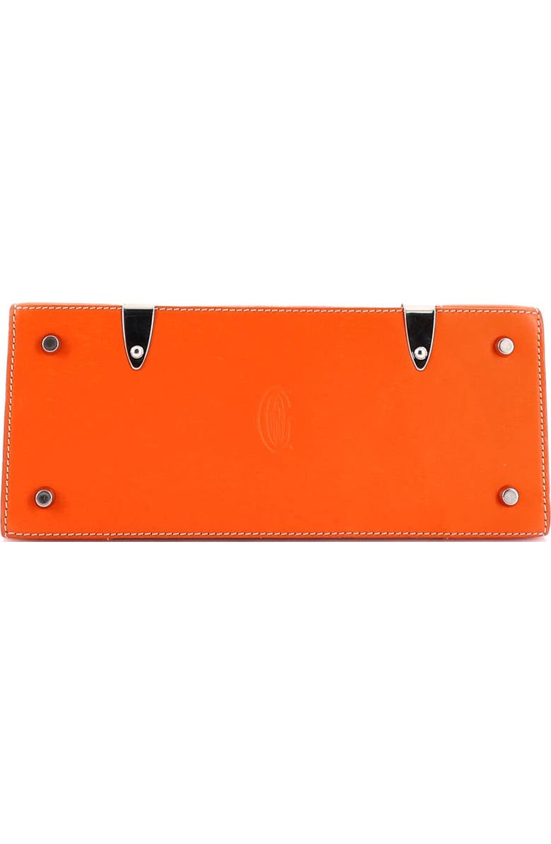 Pre-Owned Goyard Saigon Top Handle Bag Coated Canvas with Leather PM, Alternate, color, Orange