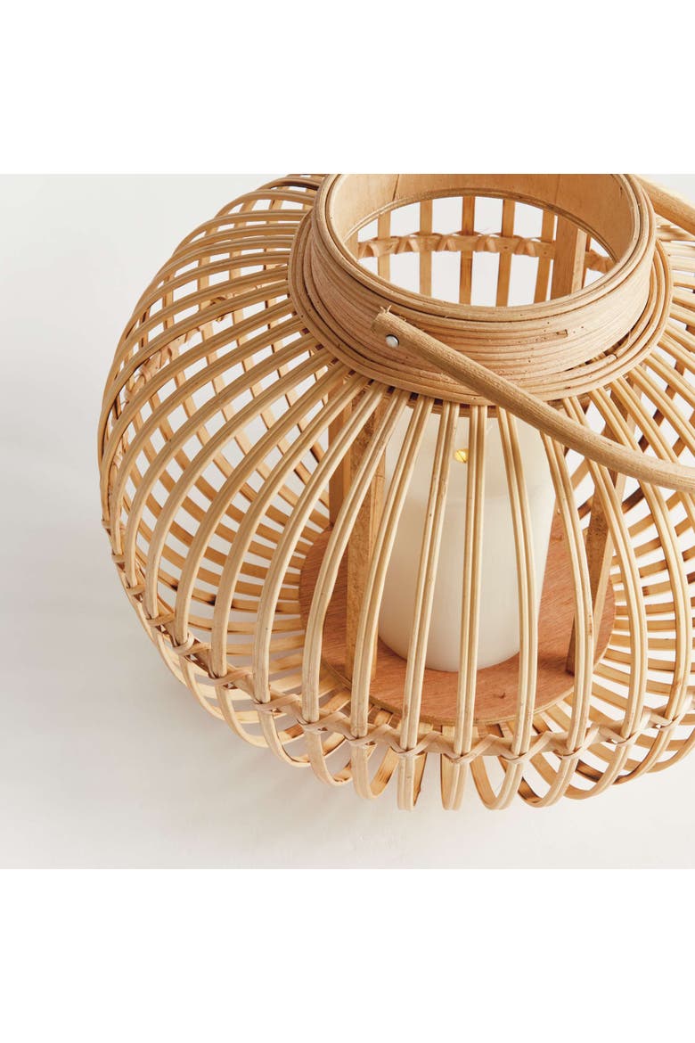 Kayden Round Lantern Large, Alternate, color, Beige
