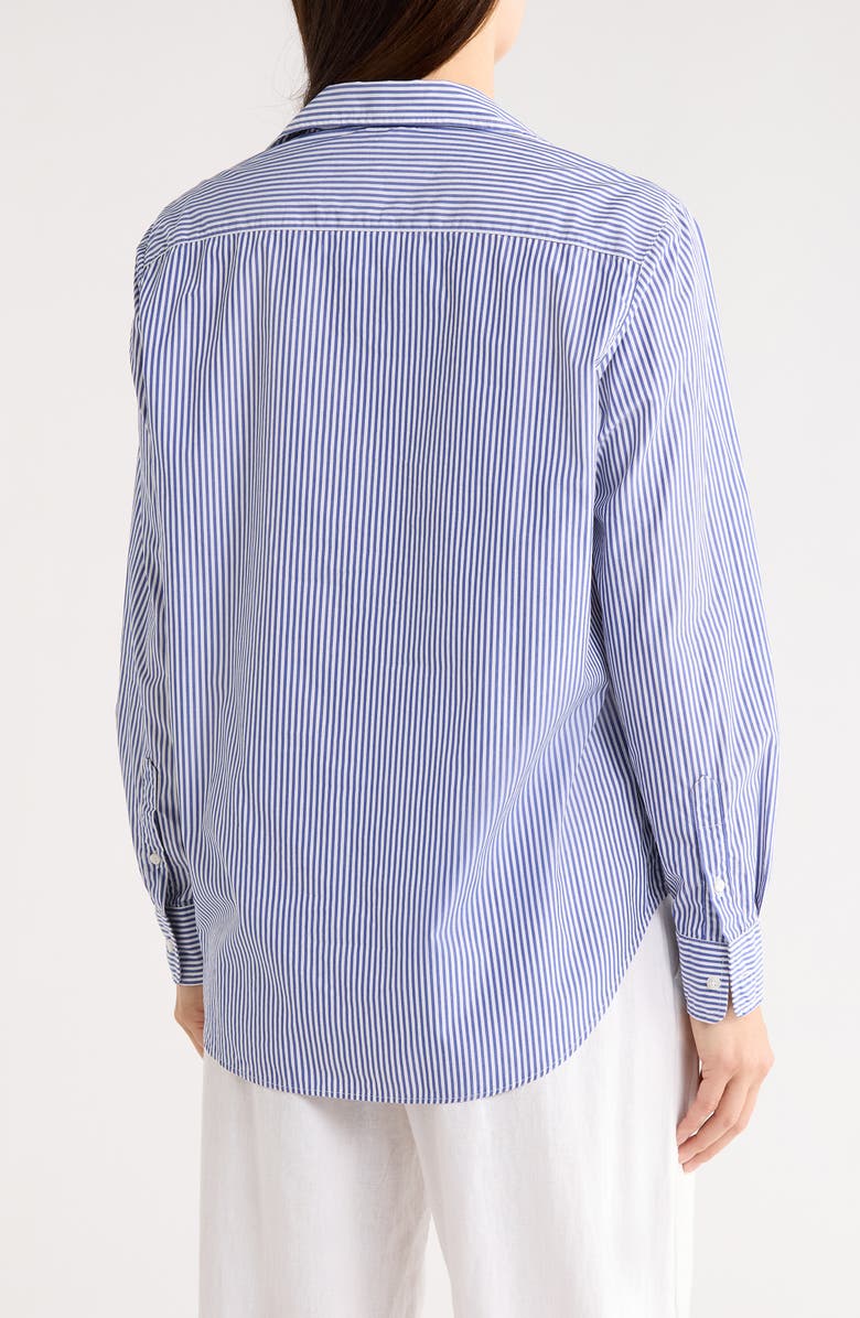 Frank & Eileen Relaxed Button-Up Shirt, Alternate, color, Blue Stripe