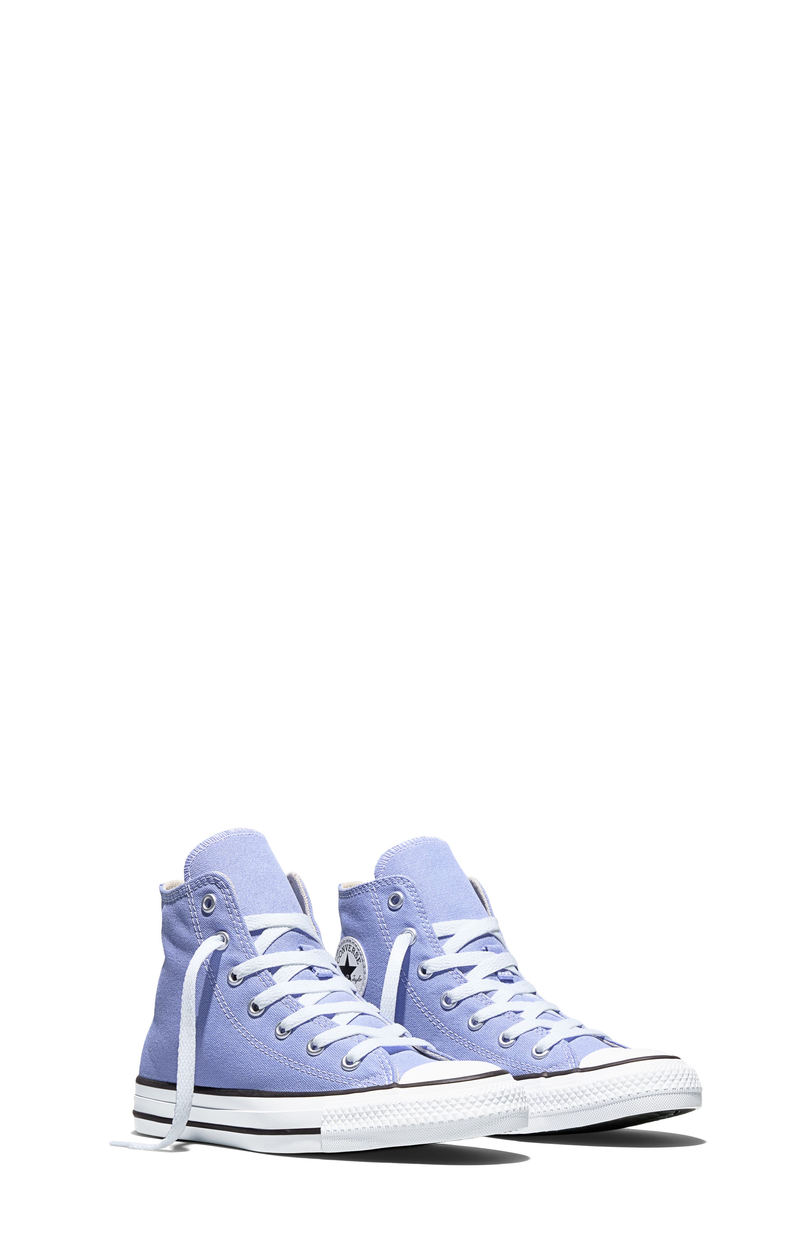 Converse Gender Inclusive Converse Chuck Taylor All Star Canvas High Top Sneaker, Alternate, color, Very Peri