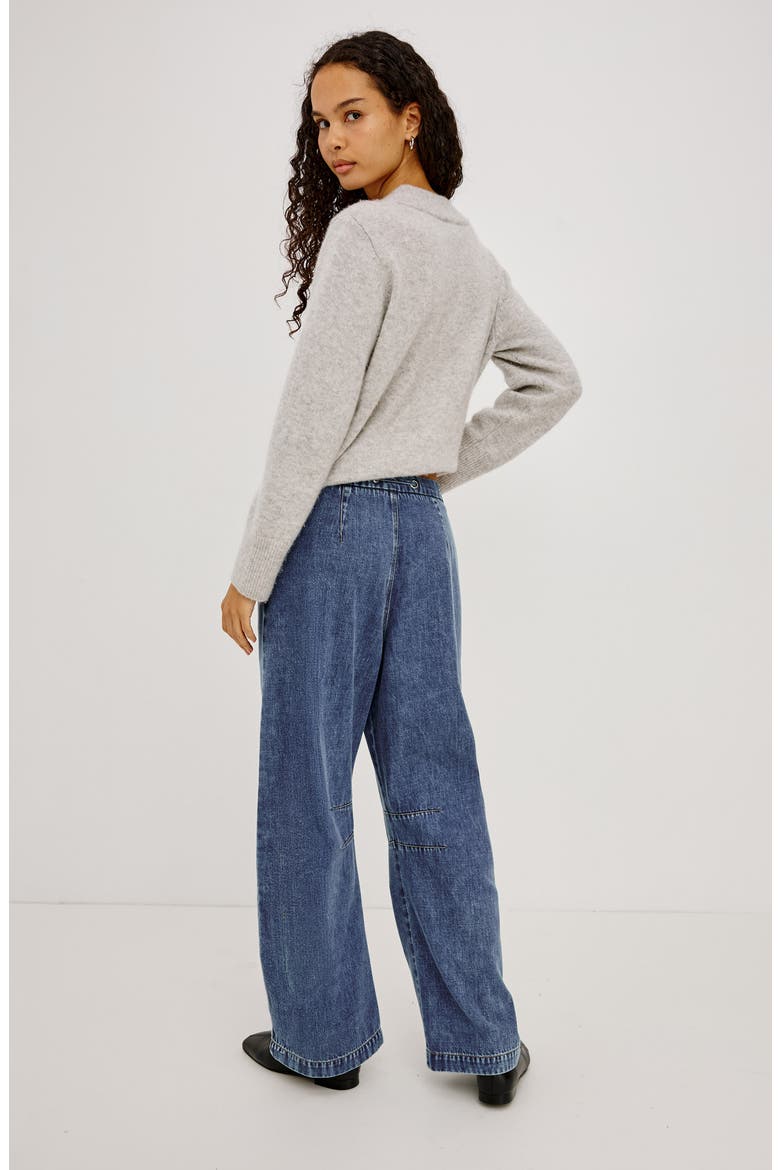 Barry Straight Leg Pants, Alternate, color, BLUE LAGOON