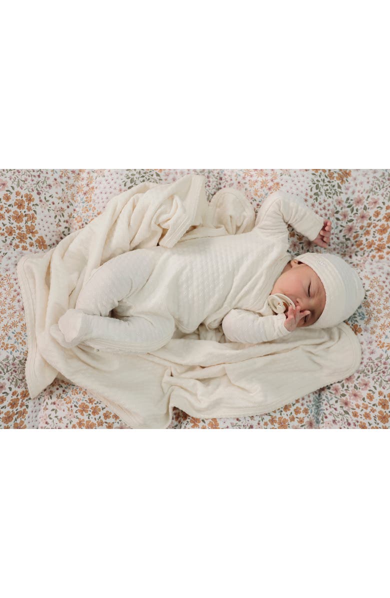 Bebe Bella Embossed Diamond Blanket, Alternate, color, Pink