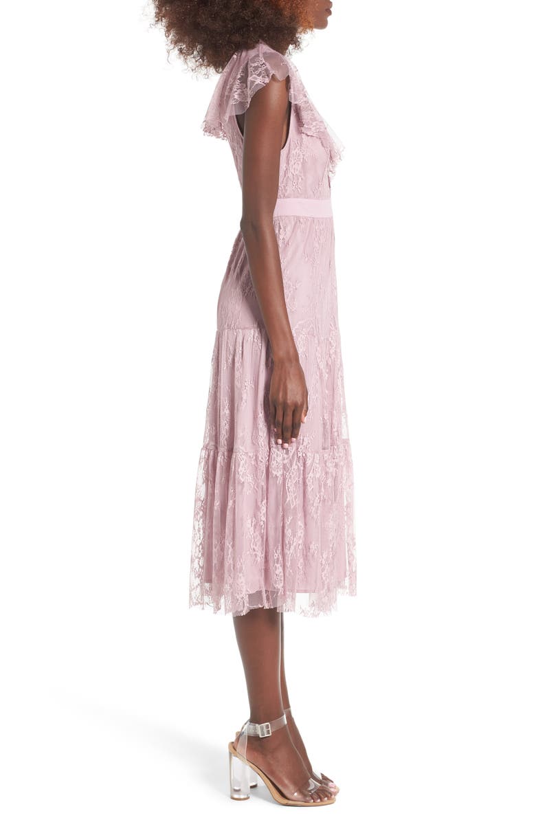WAYF Hadley Lace Midi Dress, Alternate, color,