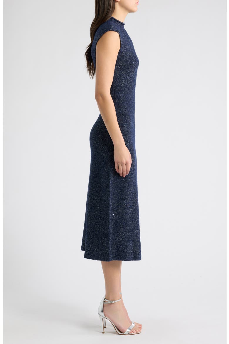 Cap Sleeve Body-Con Sweater Dress, Alternate, color, NAVY