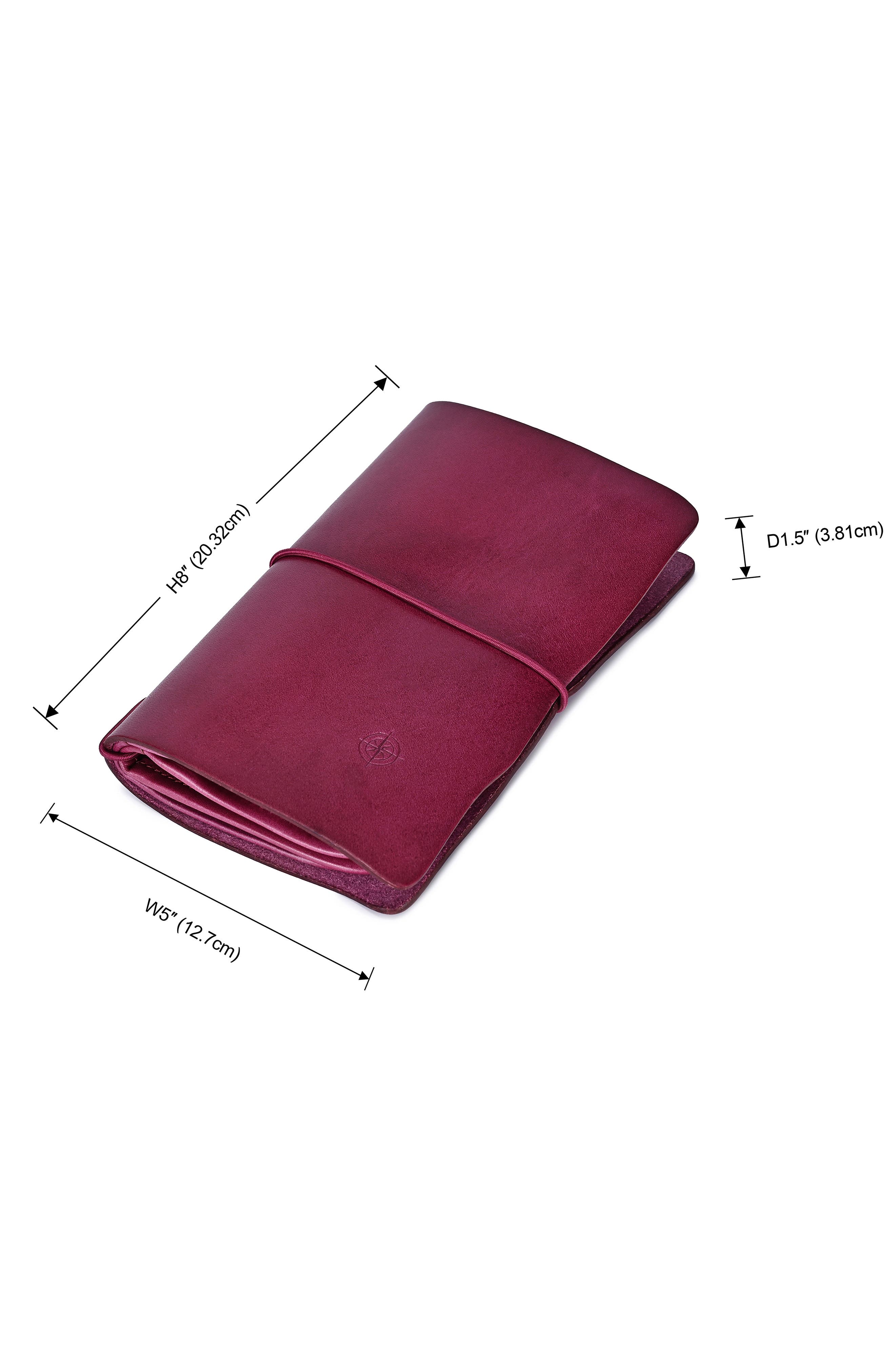 OLD TREND Nomad Leather Organizer, Alternate, color, Lilac