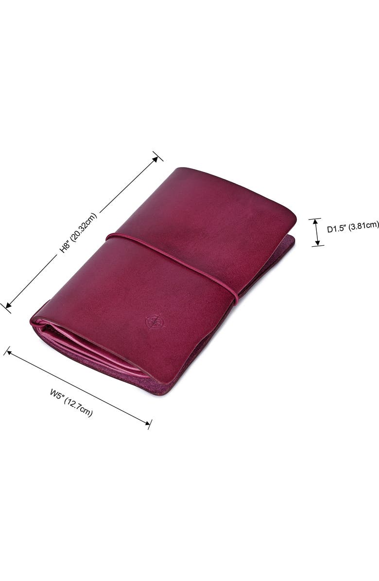 OLD TREND Nomad Leather Organizer, Alternate, color, Lilac