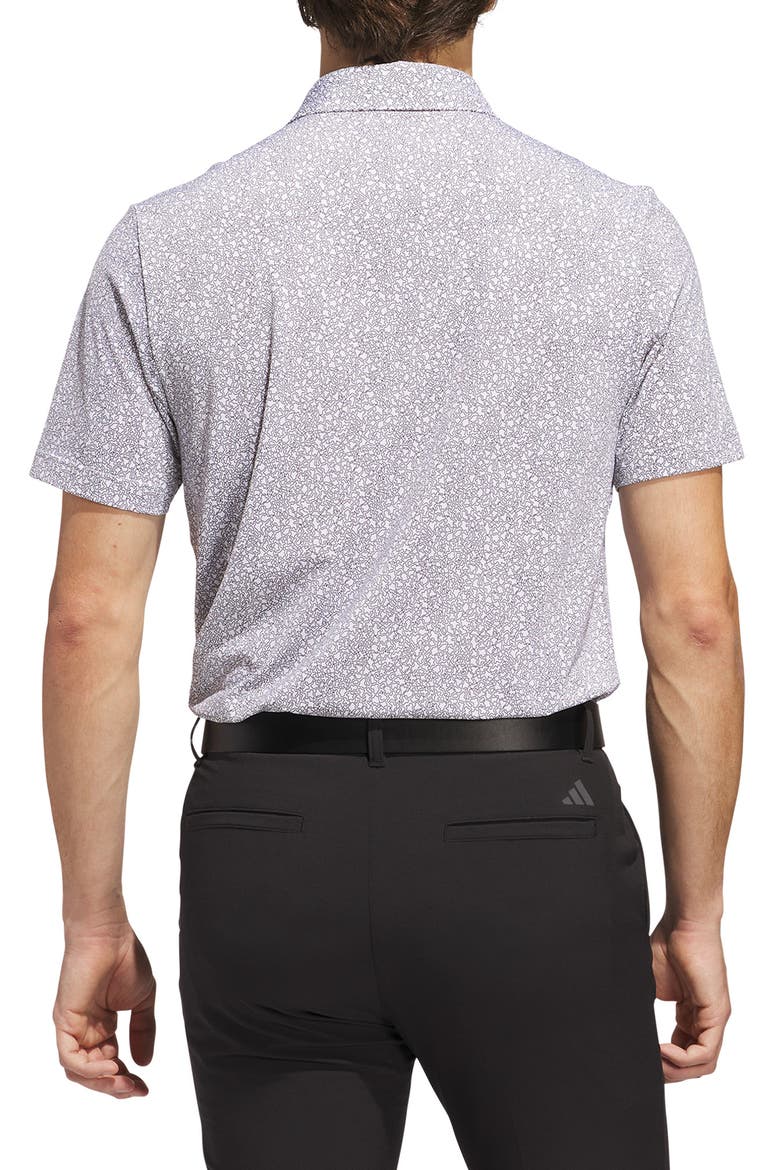 Ultimate Bunker Print Performance Polo, Alternate, color, WHITE/ BLACK