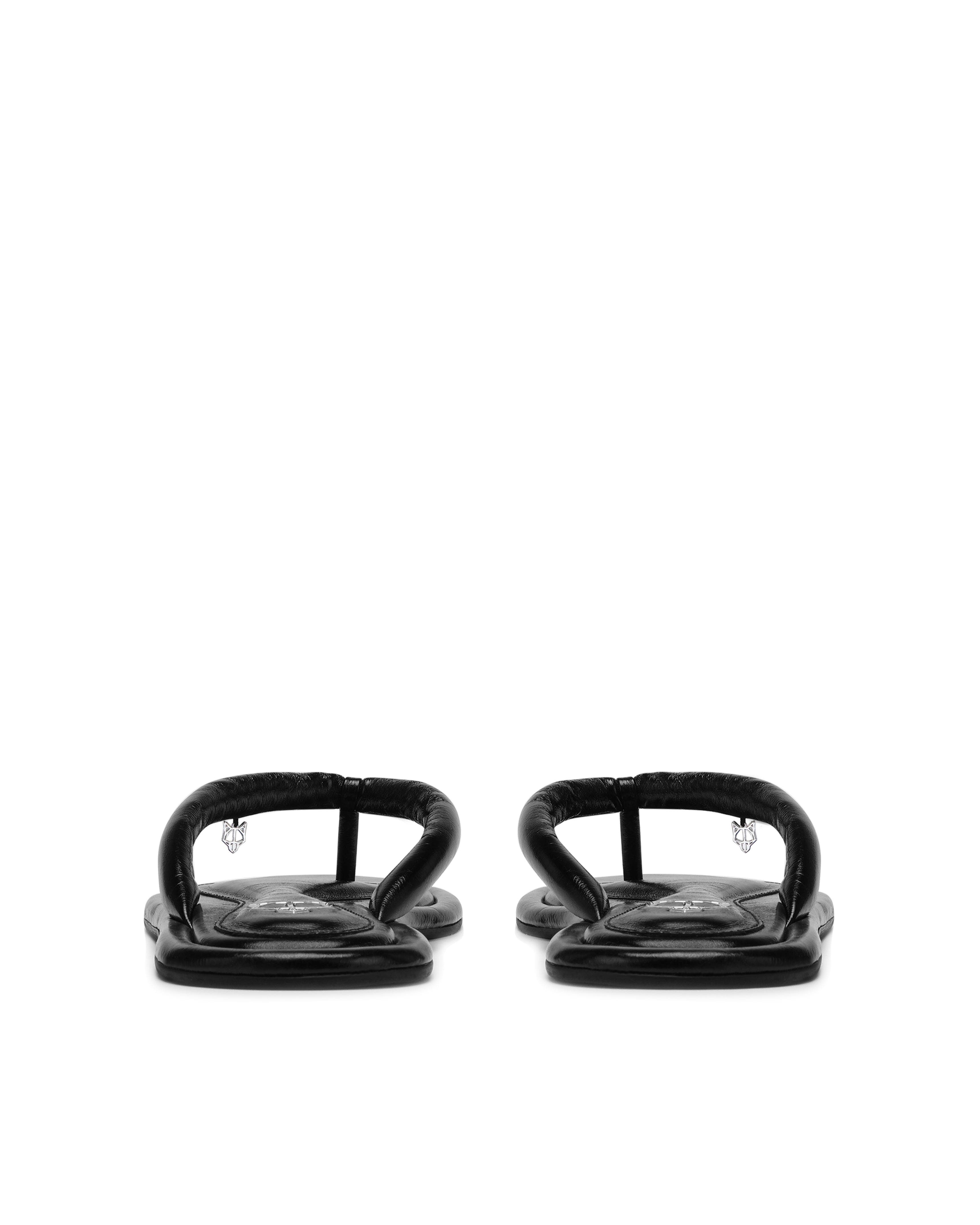 Naked Wolfe Grenada Leather Sandal, Alternate, color, Black