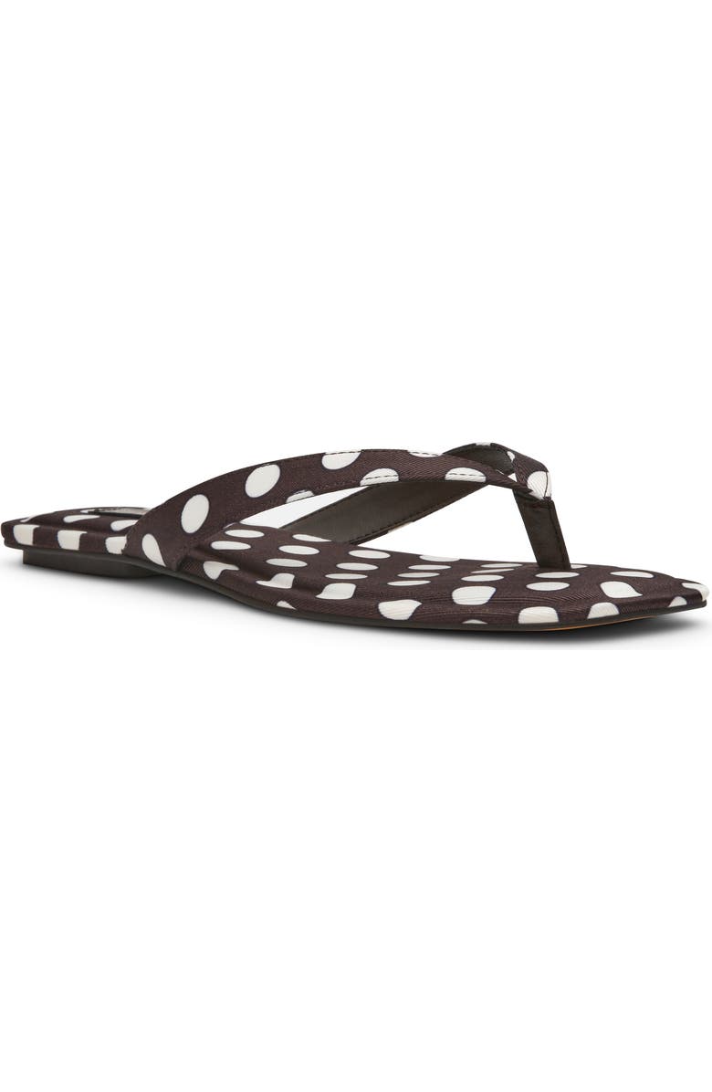 Steve Madden Trella Flip Flop, Main, color, Black/ White
