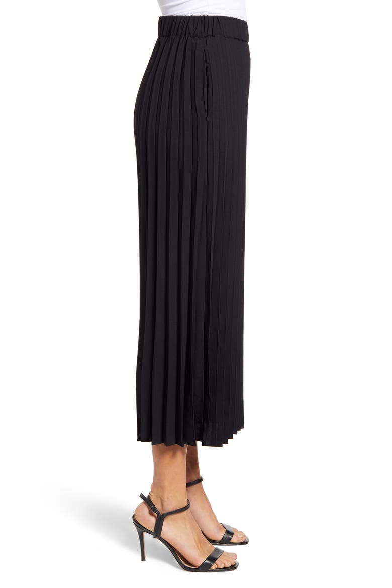 Pleated Pants, Alternate, color, BLACK
