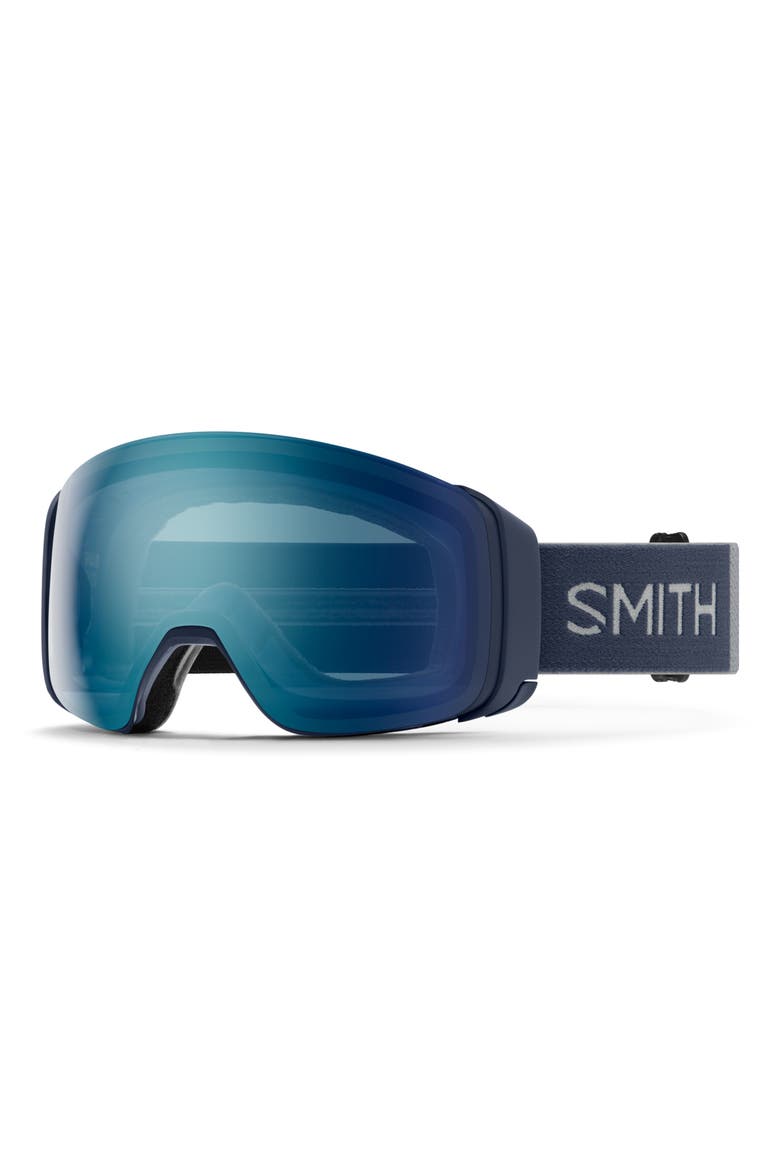 4D MAG™ 155mm Special Fit Snow Goggles, Main, color, ROYAL NAVY / CHROMAPOP BLUE