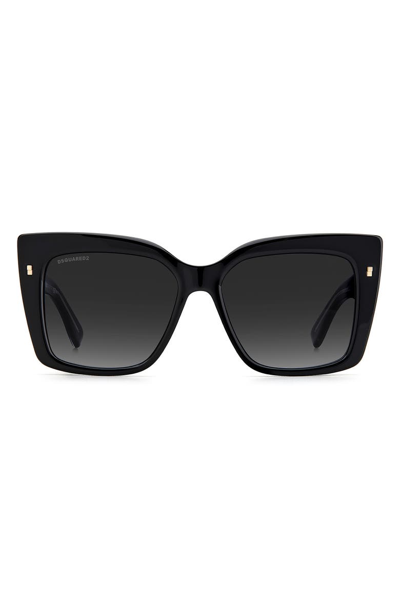 Dsquared2 54mm Rectangular Sunglasses, Main, color,