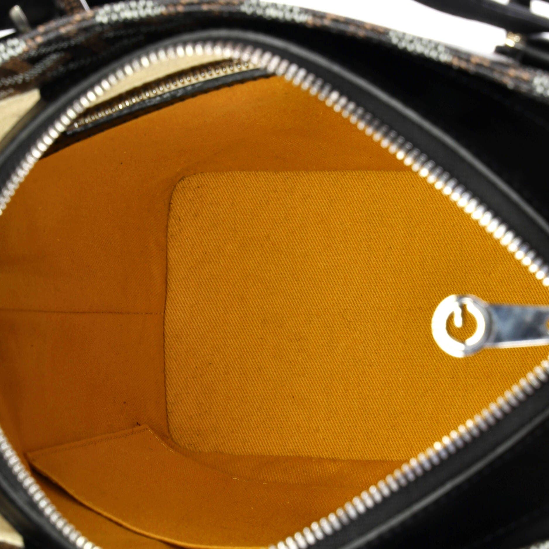 Pre-Owned Goyard Marie Galante Bag Coated Canvas PM, Alternate, color, Black