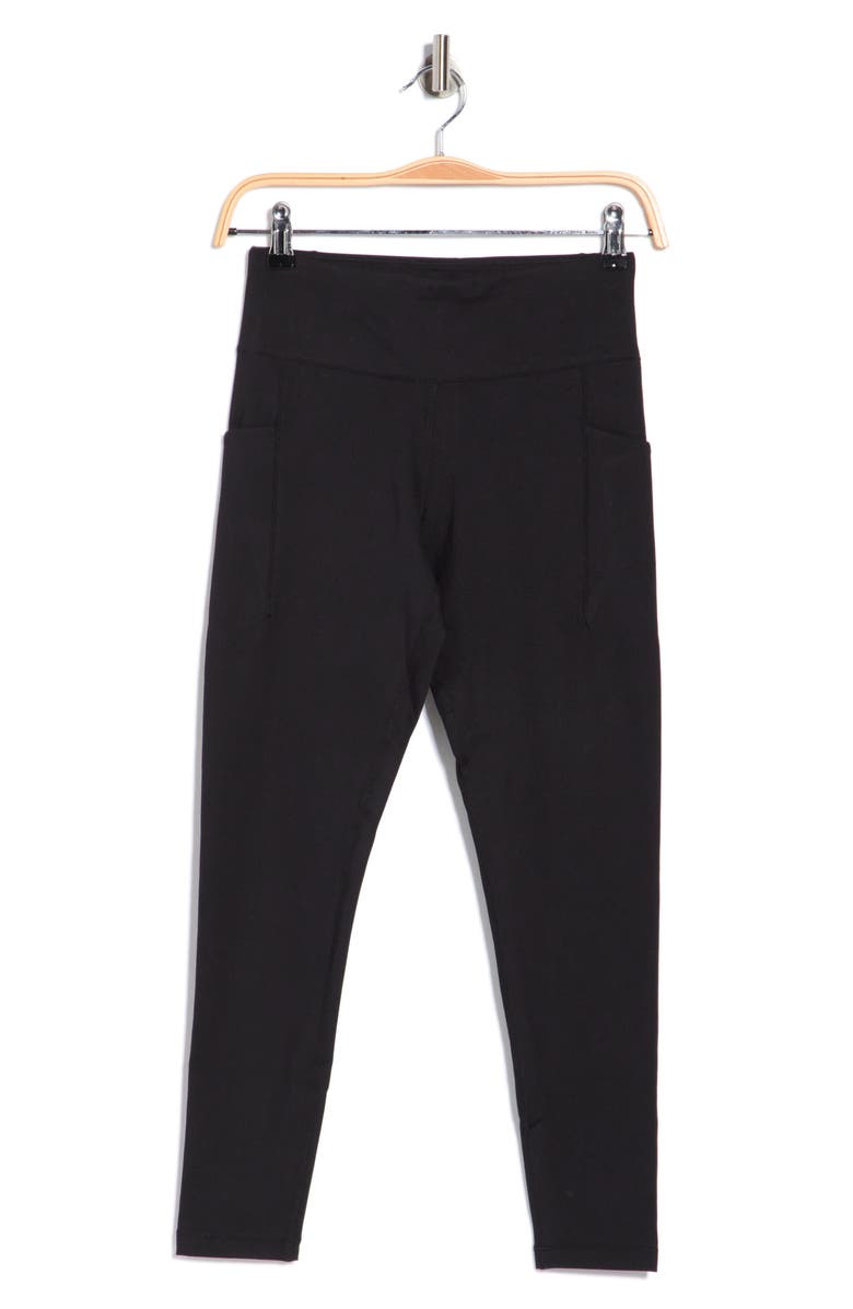 DKNY Balance Compression High Waist Leggings, Main, color, Black