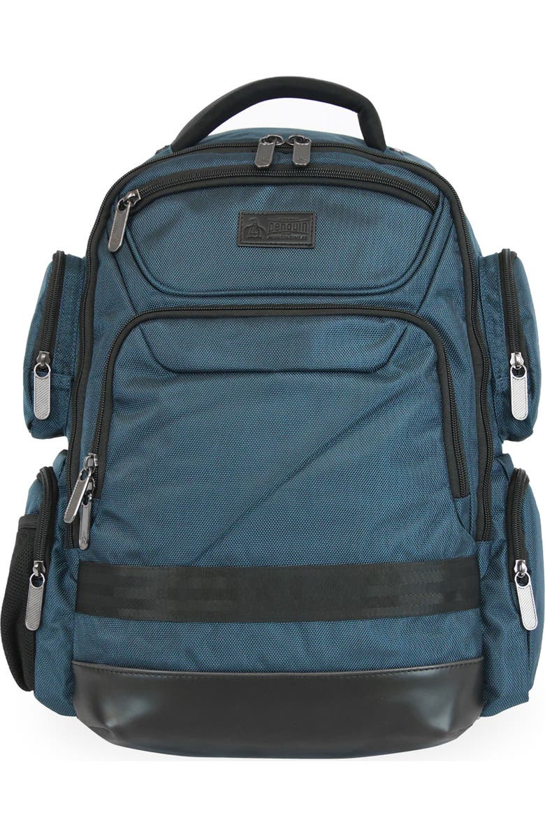 Original Penguin Luca Backpack, Main, color, Navy