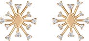 EDEN PRESLEY Medium Sparkle Diamond Stud Earrings