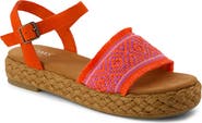 TOMS Abby Flatform Espadrille Sandal