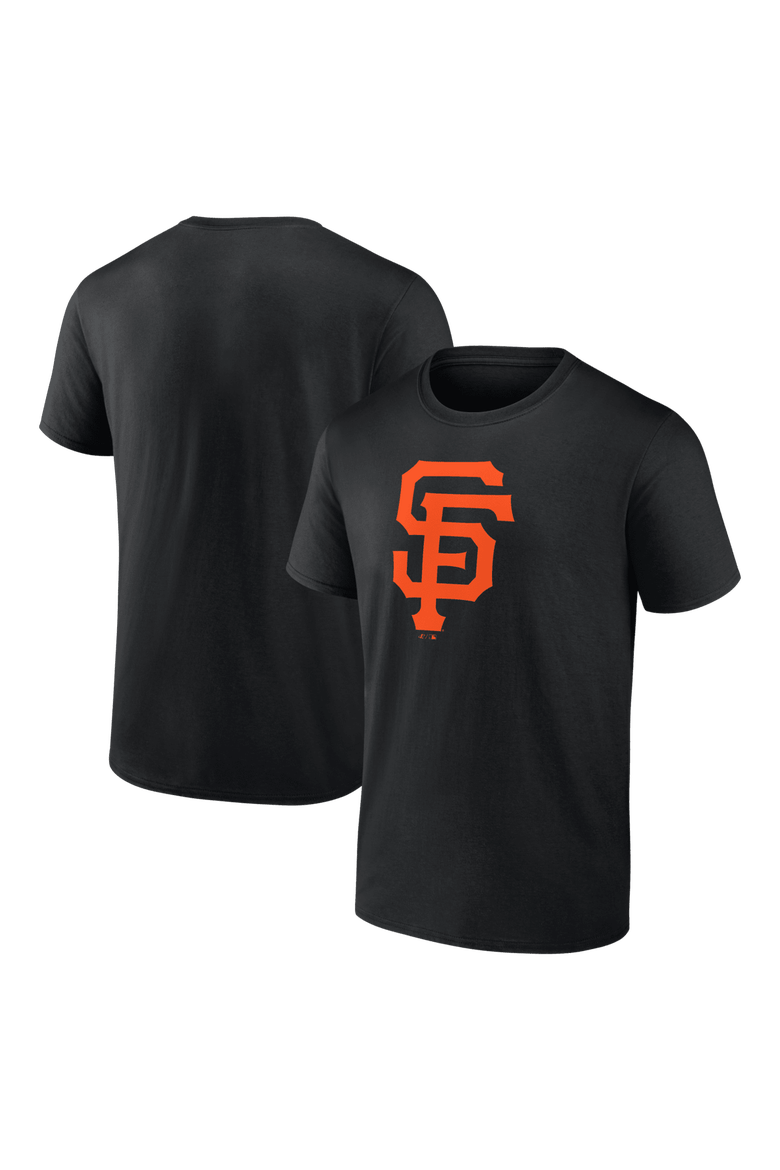 Men's Logo Athletic Black San Francisco Giants Official Logo T-Shirt, Main, color, Black