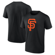 Logo Athletic Men's Logo Athletic Black San Francisco Giants Official Logo T-Shirt