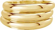 Murkani Vintage Wave Ring (Set of 3) 6