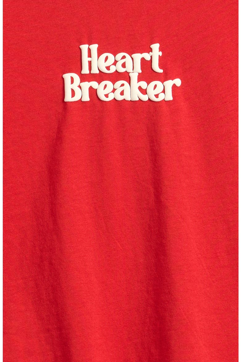 Kids' Heartbreaker Embroidered T-Shirt, Alternate, color, RED