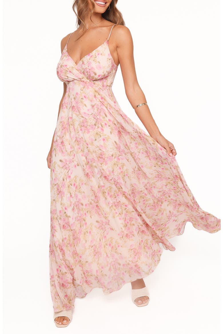 Madilyn Floral Maxi Sundress, Alternate, color, BLURRED PINK FLORAL